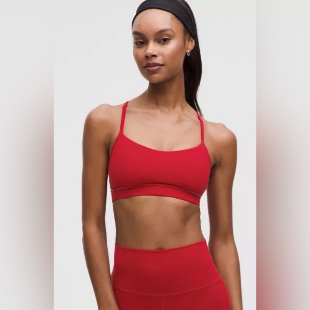 Lululemon Athletica Vibrant Red Top